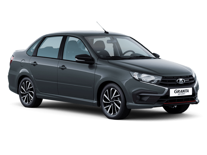 Купить Lada Granta Sport Седан в Уфе - СЕРЕБРИСТО-ТЕМНО-СЕРЫЙ "БОРНЕО" (633) - МЕТАЛЛИК